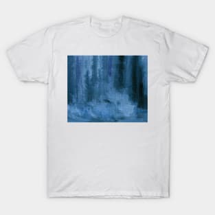 Abstract Oil Painting Classic Blue 12c7 T-Shirt